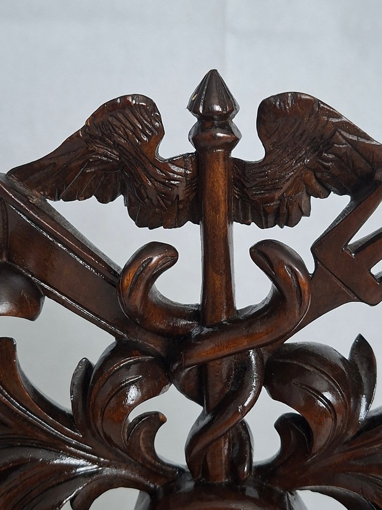 Σκάλισμα, Houten bid kapel - 39 cm - Ξύλο, Πλαστικό #3.2