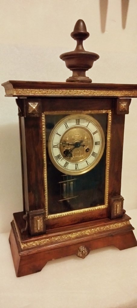 桌钟和座钟 帝国 - 橡木 - 1850-1900 #3.2