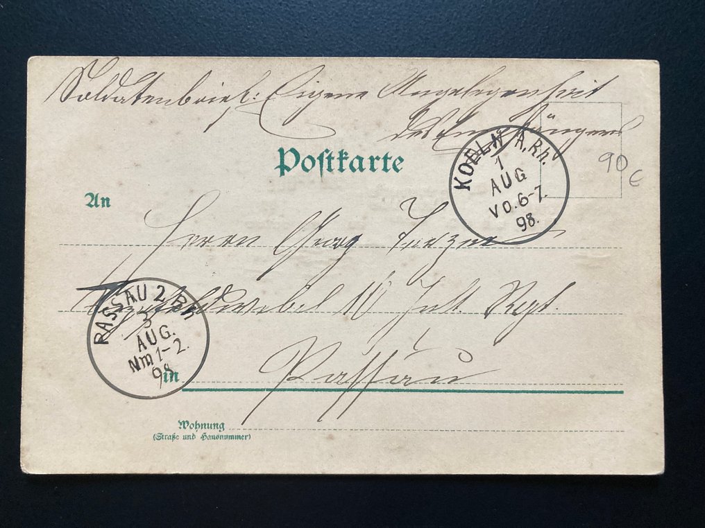 德国 - 问候 - 明信片 (5) - 1891-1898 #2.1