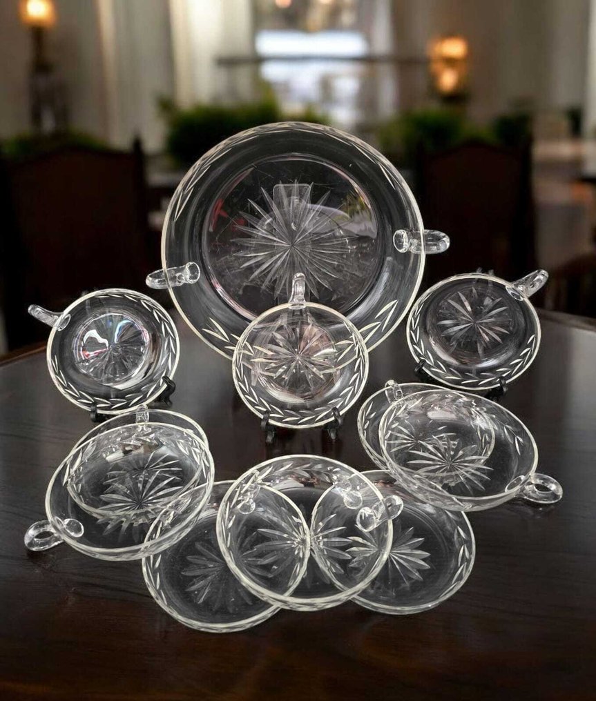 Dessert service (12) - Crystal - Beautiful Époque #2.1