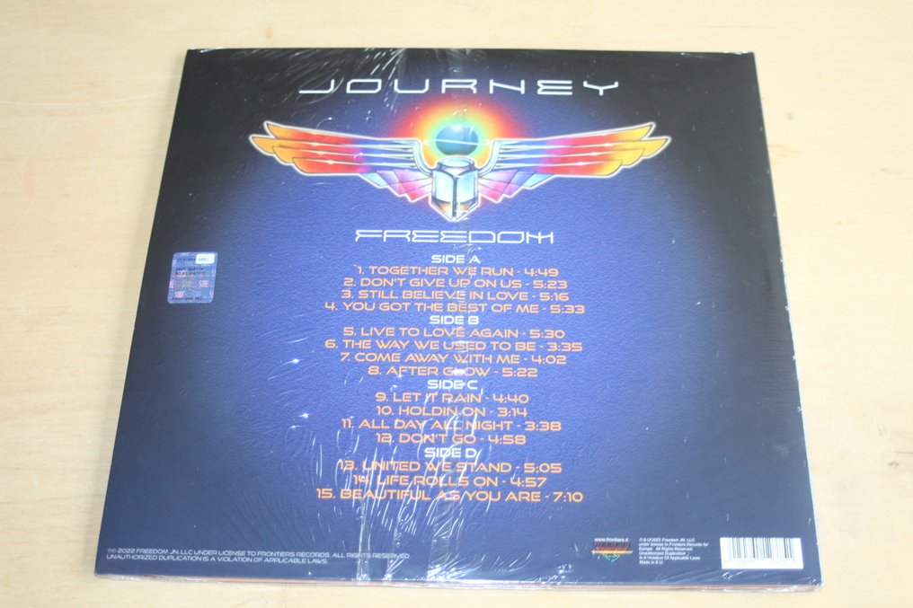 Journey - Freedom + Guitar Pick + Backstage Passes - Album 2 x LP (album doppio) - 2022 #2.1