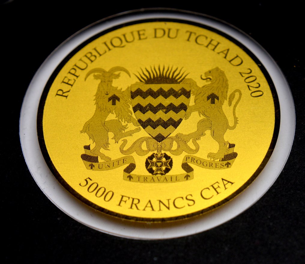 Tsjaad. 5000 Francs 2020 Polar Zone - 1/200oz (.999) (Zonder minimumprijs) #3.2