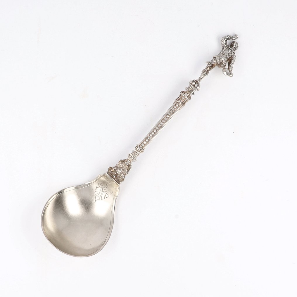 Gebr. Rozendaal - Pronklepel/ Sierlepel - Hoorn, 1874 - Cucchiaio - .833 argento #1.0