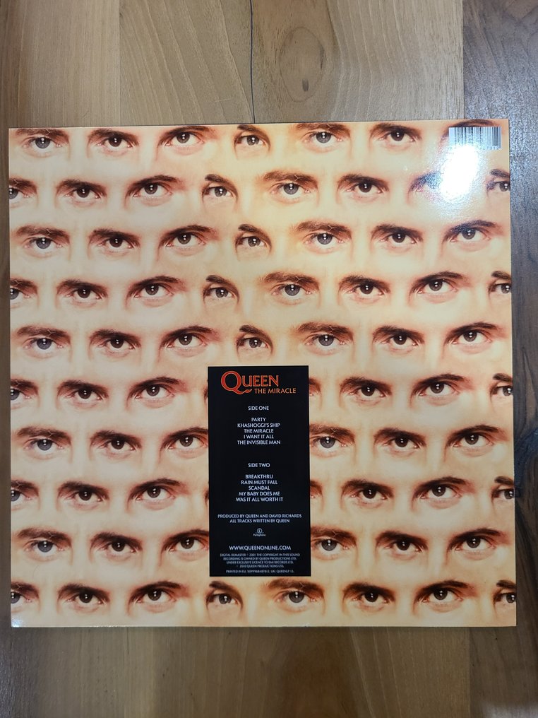 Queen - The Miracle - LP - 压制出厚重的乙烯基唱片！！ - 2010 #3.2