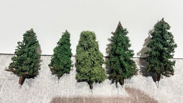 Ultra Realistische modelbouw bomen H0, N, TT - eigen productie - Model train scenery (5) - willow trees #1.0