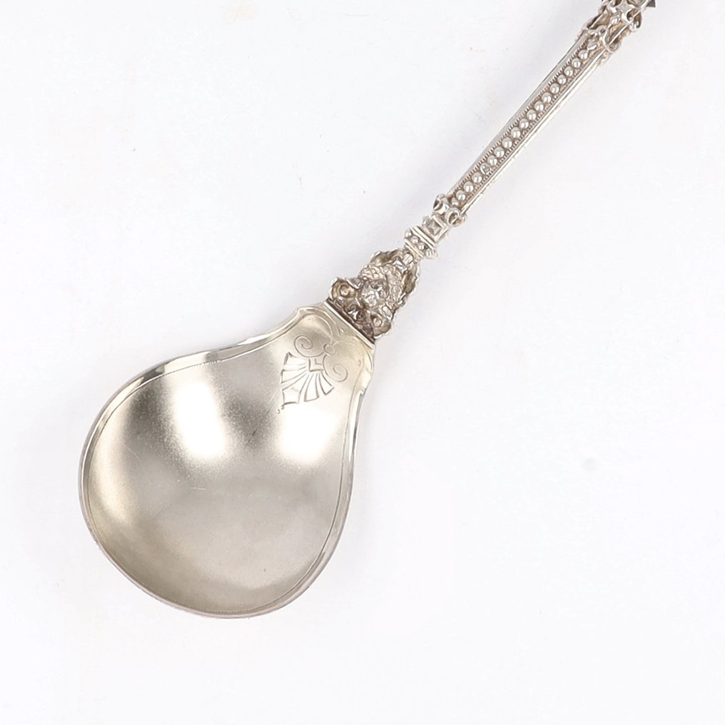 Gebr. Rozendaal - Pronklepel/ Sierlepel - Hoorn, 1874 - Cucchiaio - .833 argento #1.0