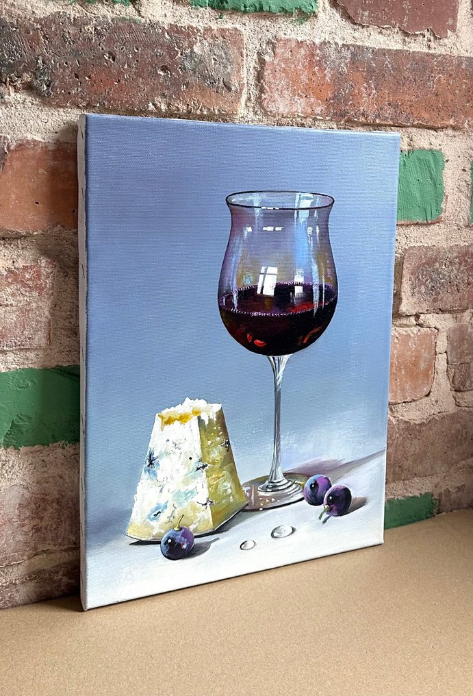 Alexander Nakonechny (1971) - Red wine and cheese #2.1