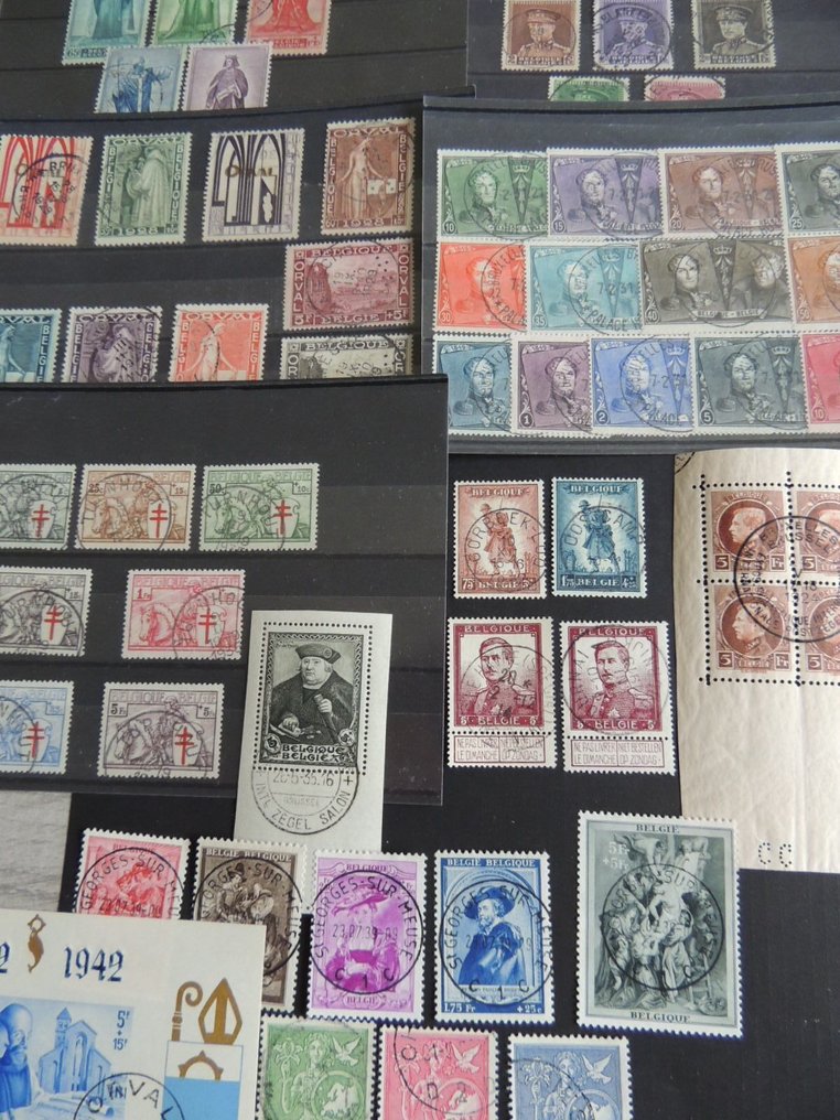 Belgia  - Selecție de timbre obliterate Y&T c/v 875 € #1.0