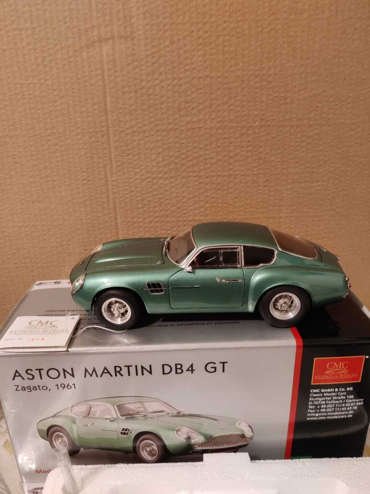 CMC 1:18 - Modellbil - Aston Martin DB4 GT #1.0