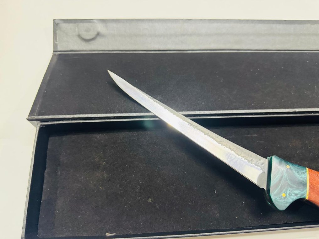 厨刀 -  日本的鱼片刀（060） - 少钢环氧树脂与盒子 - 日本 - 日本鱼片刀 #2.1