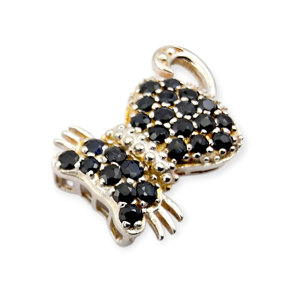 Sem preço de reserva - Pingente Prata - Sapphire (Certificado) #3.2