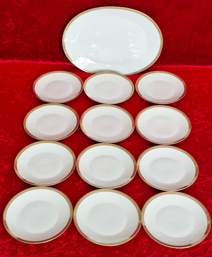 Rosenthal - Πιάτο (13) - Όμορφη πορσελάνη - Σετ για 12 άτομα #1.0