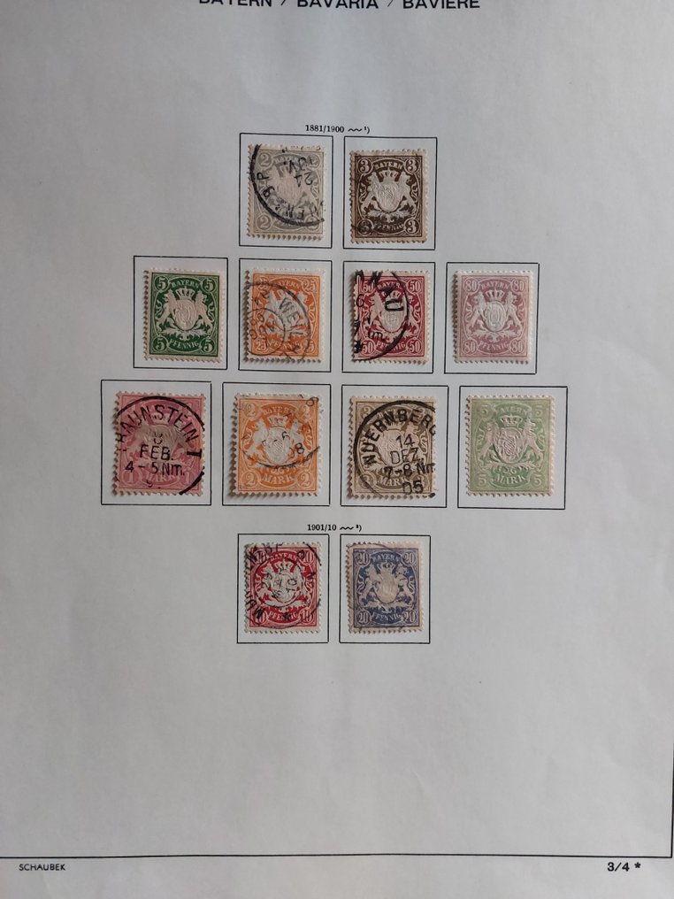 Γερμανική Αυτοκρατορία  - Συλλογή Bayern #4.3