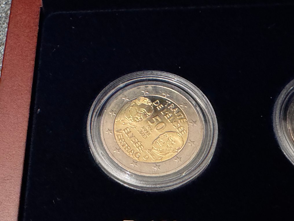 德國, 法國. Year Set (BU) / 2 Euro 2003/2013 (15 items)  (沒有保留價) #3.2