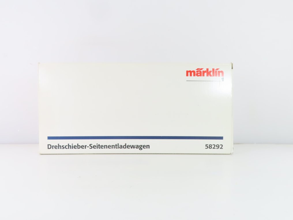 Märklin 1 - 58292 - Machetă tren transport marfă (1) - 2-assige zelf/onderlosser tipul "0tmm70" - DB #4.3