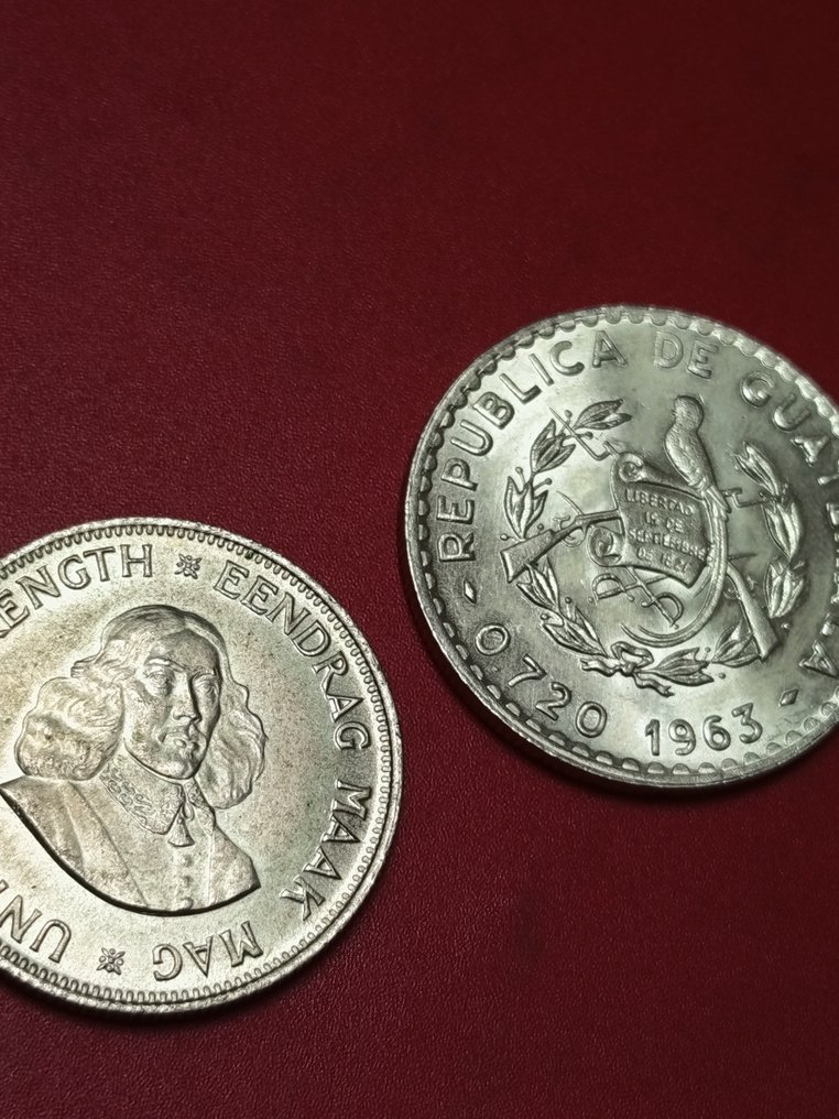 南非, Guatemala. 1963/1964. 2 x  (没有保留价) #1.0