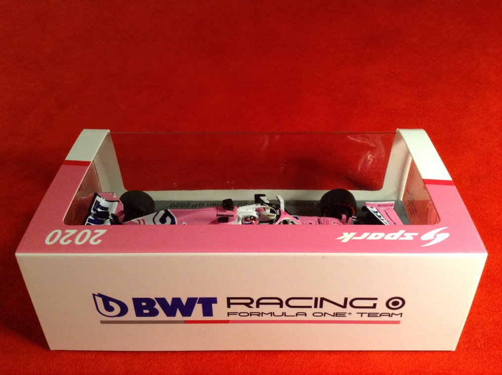 Spark 1:43 - Αγωνιστικό αυτοκίνητο μοντελισμού - ref. #S6474 Racing Point (Aston Martin) Mercedes RP20 "BWT" 6° Styrian GP (Austria) 2020 #11 Sergio - Εξαιρετική ποιότητα - Περιορισμένης έκδοσης - Δύσκολο να βρεθεί σήμερα #4.3