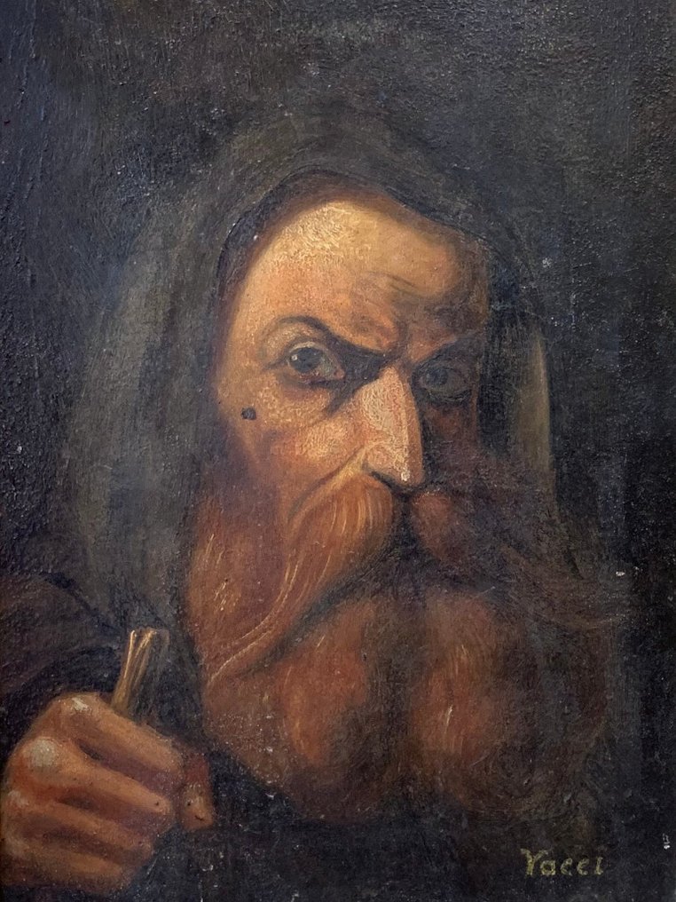 Olasz iskola (XIX) - Ritratto di eremita #1.0