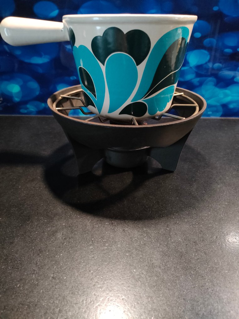 Le Creuset - Ταψί - Εικονική συσκευή για fondue για 6 άτομα, από υψηλής ποιότητας κεραμική επένδυση. #1.0