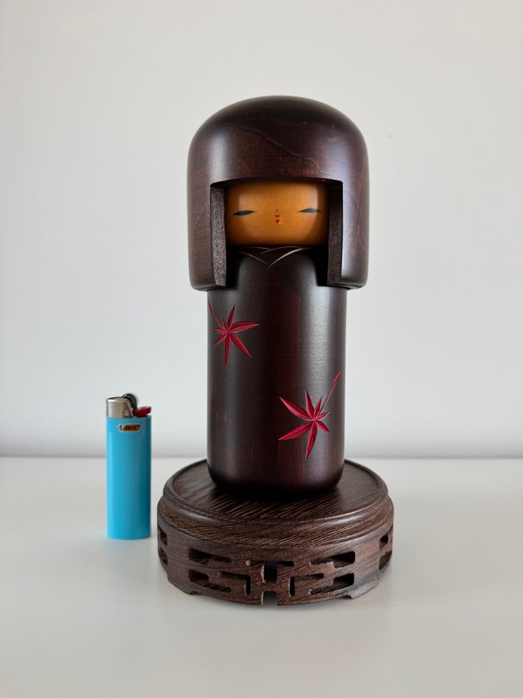 永恒的复古日本创意木偶，由Usaburo手工打造的优雅工艺。 - 木 - Usaburo - 日本 - 昭和年代(1926-1989) #1.0