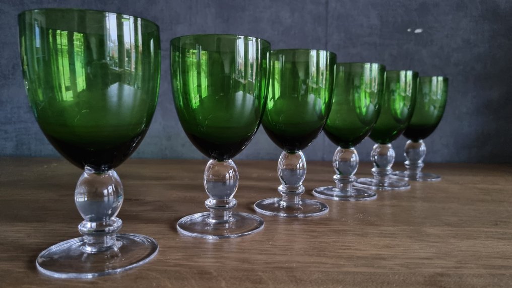 Kristalunie Maastricht - Max Verboeket - 葡萄酒杯 (6) - 水晶 #1.0