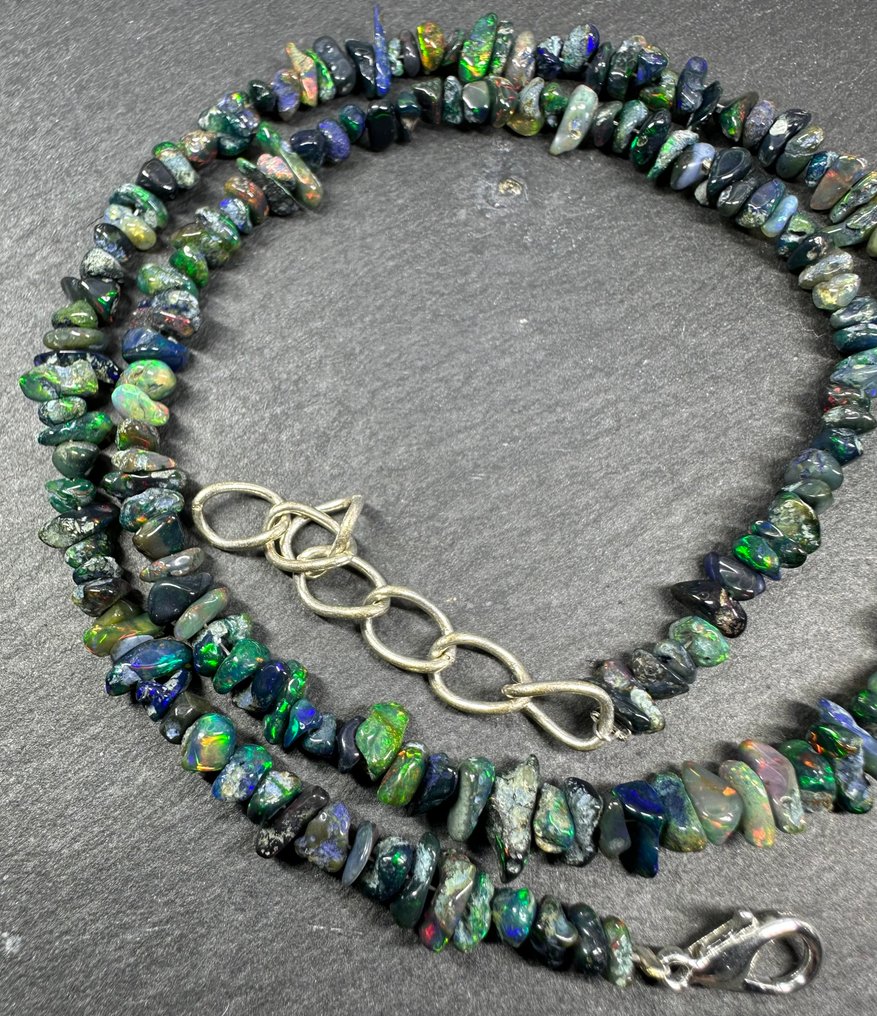 46克拉蛋白石项链 粗糙- 9.2 g #1.0