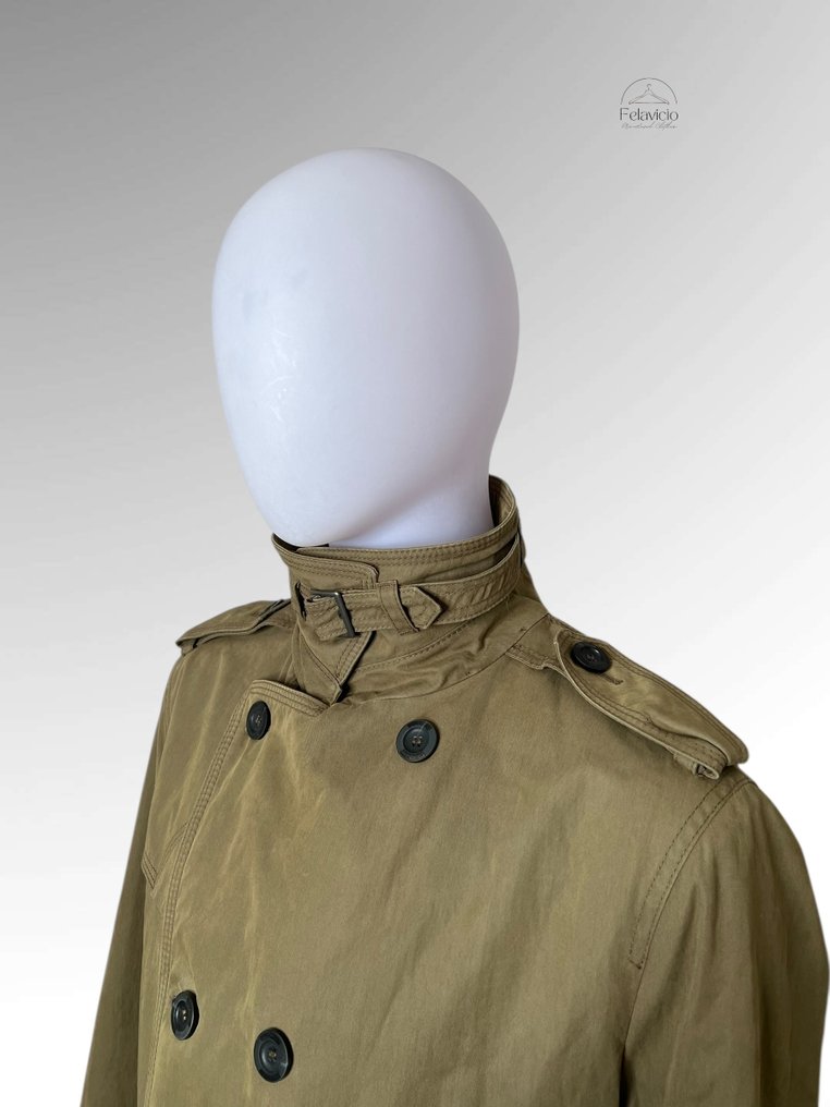 Bugatti Double-Breasted Khaki Trench Coat - No Reserve Price - Παλτό #4.3