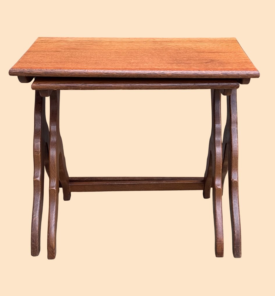 Bijzettafel (2) - Eik - Amsterdamse School #1.0