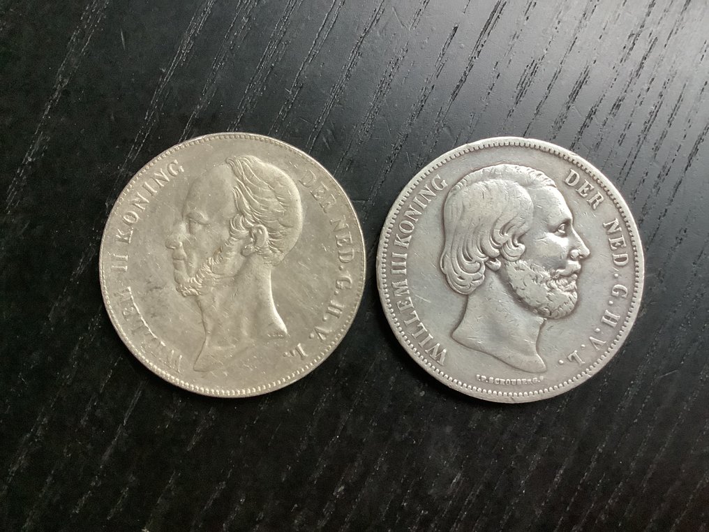 Ολλανδία. 2 1/2 Gulden 1849  (χωρίς τιμή ασφαλείας) #1.0