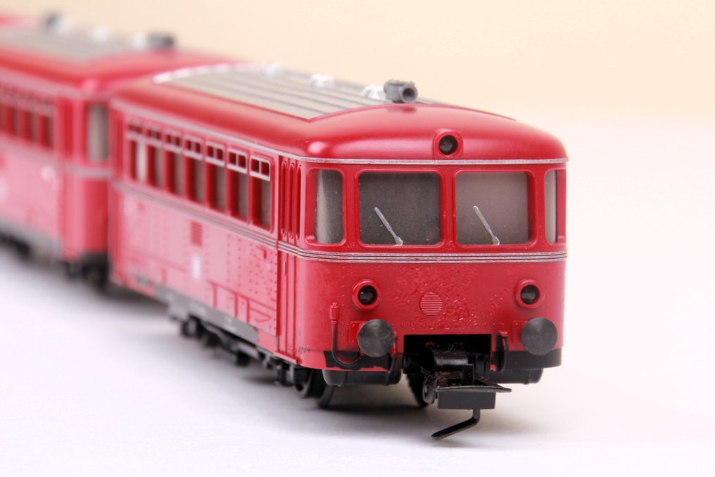 Fleischmann H0 - 4400 - Togsett (4) - Railbus med fire togsett - DB #4.3