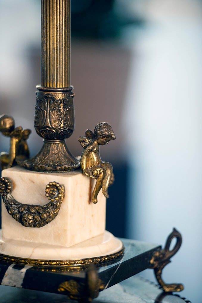 Table lamp - Marble, Bronze - Neoclassical / Empire #4.3