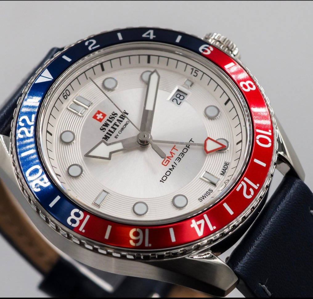 Swiss Military - GMT-Master II Pepsi - Fără preț de rezervă - SM34095.05 - Men - 2025 #2.1