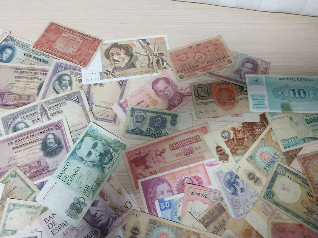 Mondo. - 80 Banknotes - Various Dates  (Senza prezzo di riserva) #3.2