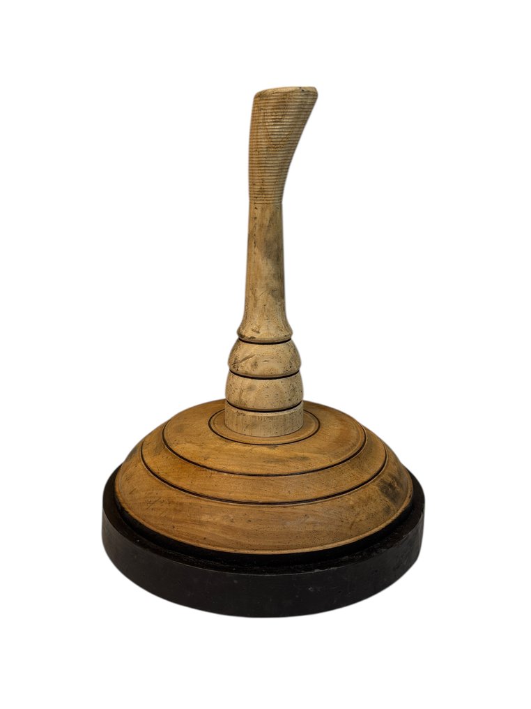 手杖 - 大型木制冰壶，巴伐利亚1950年代——正宗复古运动器材，理想的室内装饰品。 - 木 - 庞大 #3.2