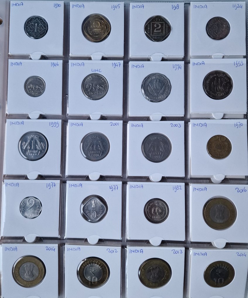 印度， 君主国. 1875-2010, Lot 160 stuks  (没有保留价) #2.1