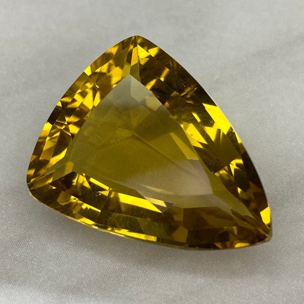 没有保留价 黄色 黄水晶  - 26.37 ct - 国际有色宝石协会（ICA GemLab） - 金黄色华丽 #1.0