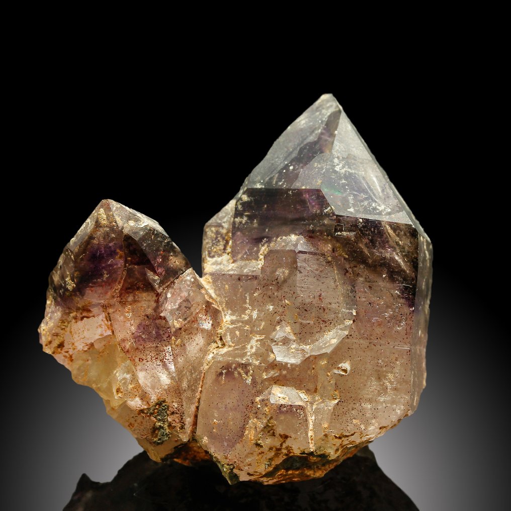 ENHYDRO! Διπλό Κρύσταλλο Αμέθυστος Κρύσταλλοι - Ύψος: 4.9 cm - Πλάτος: 4.7 cm- 79 g #1.0