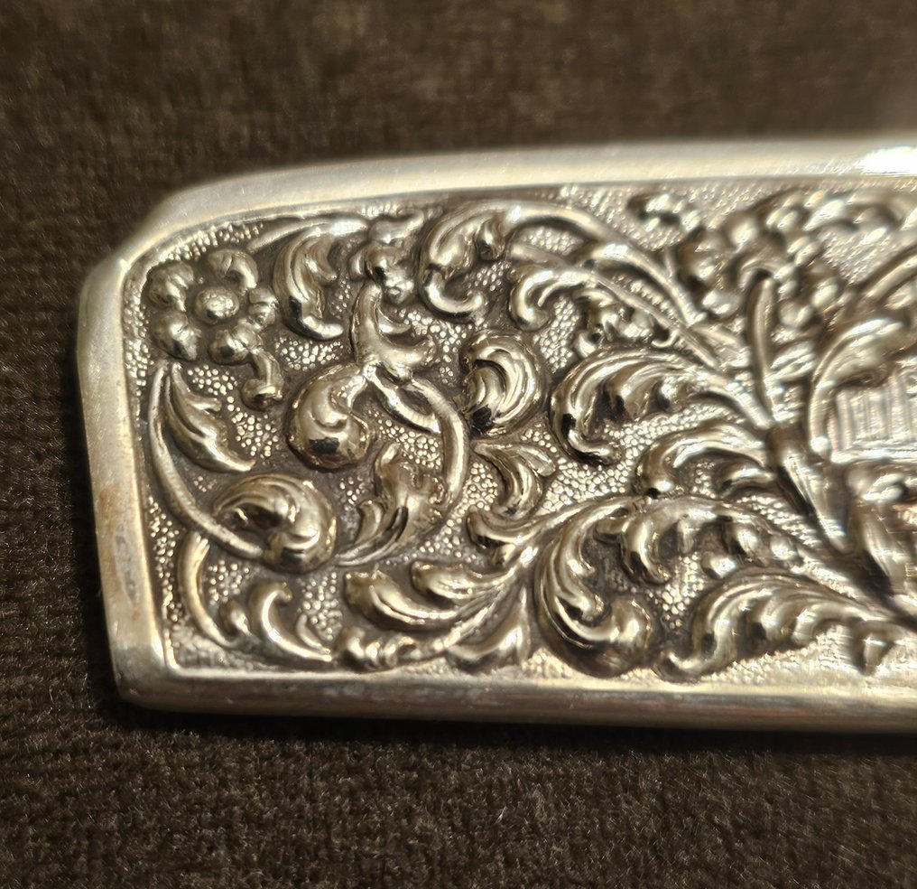 Portacarte - .835 argento - Portacipria in argento, testato come argento. #3.2