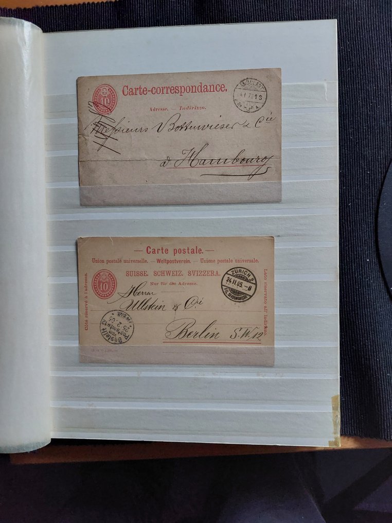 Svájc  - Postzegels, poststukken, postw.stukken, documenten, FDC #1.0