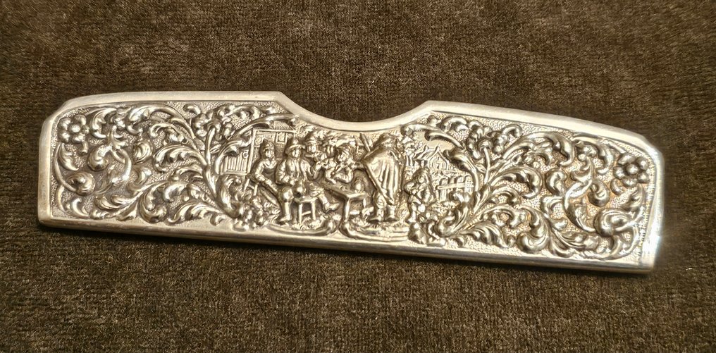 Portacarte - .835 argento - Portacipria in argento, testato come argento. #1.0