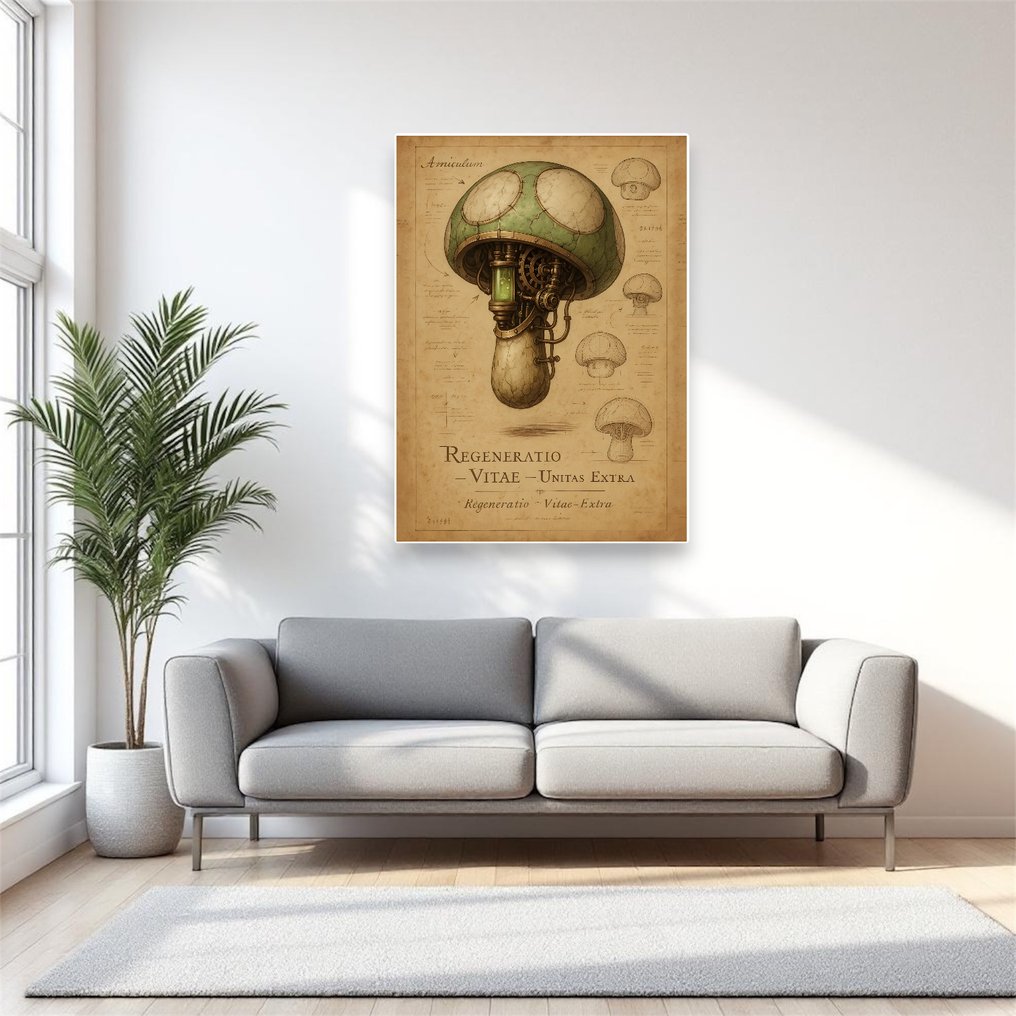AT9 - [Canvas XL] REGENERATIO VITAE - SUPER MARIO MUSHROOM #1.0