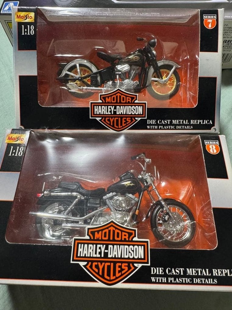 Maisto 1:18 - Machetă Motocicletă  (2) - Harley-Davidson (officially licensed) - Modele de motociclete (Set de 2) #2.1