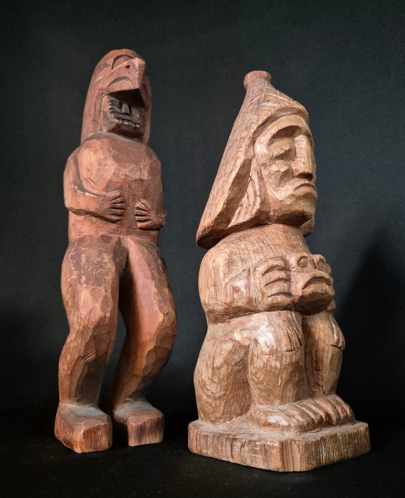 Totem figuren - Estátua - Canadá  (Sem preço de reserva) #2.1