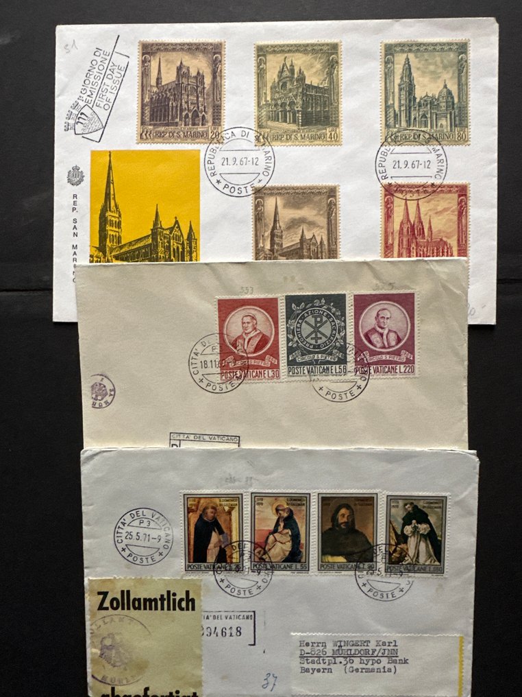 Ιταλία 1929/1963 - Συλλογή γραμματοσήμων Βατικανού και Αγίου Μαρίνας. - Michel catalog value (€1020) #4.3