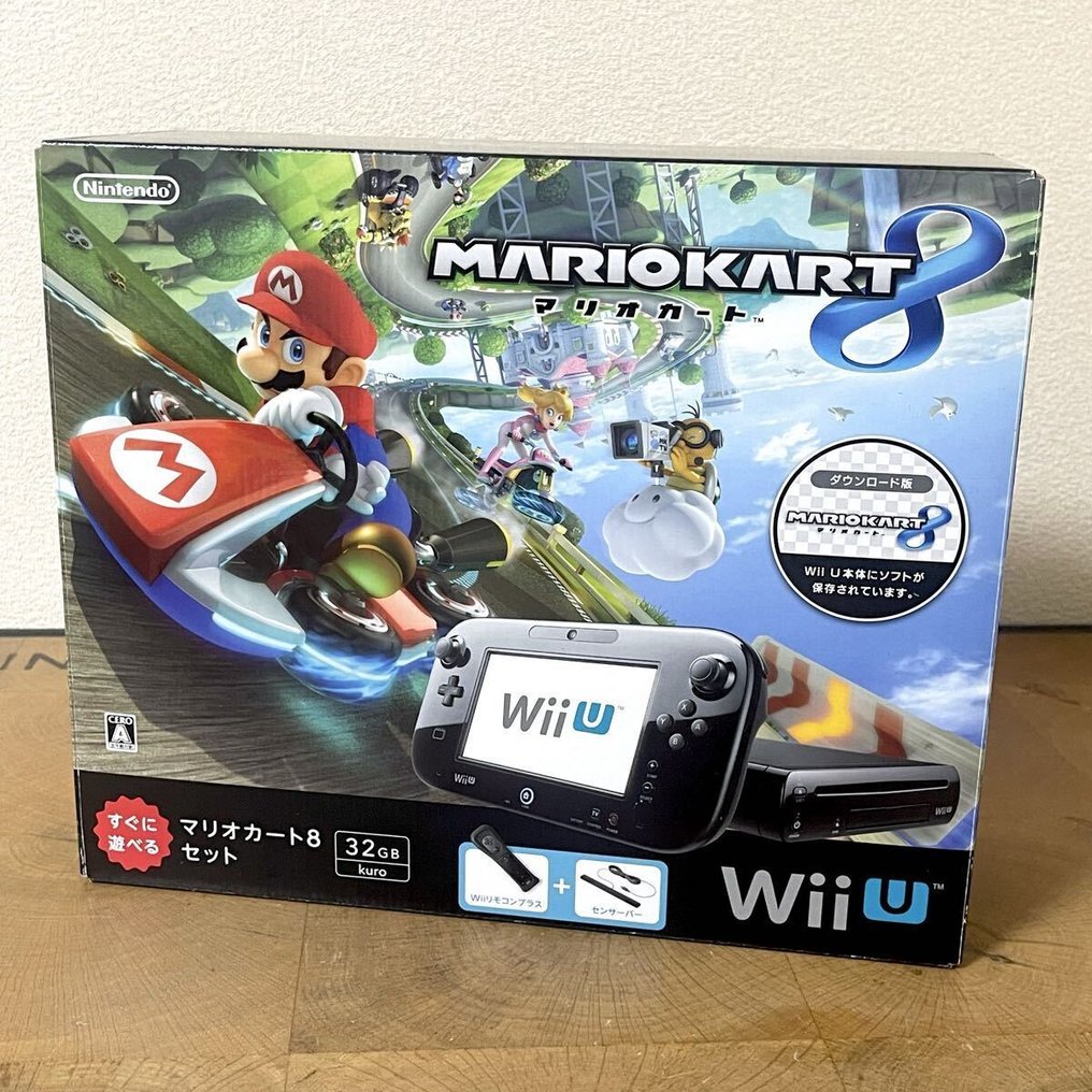 Nintendo - Wii u - Wii U Mario Kart 8 set - Videospilkonsol - I original æske #2.1