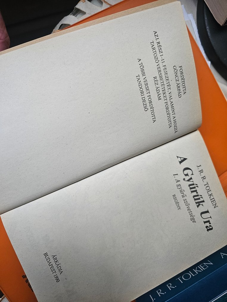 J. R. R. Tolkien - Hungary A Gyűrűk Ura - The Lord of the Rings - 1985-1990 #4.3
