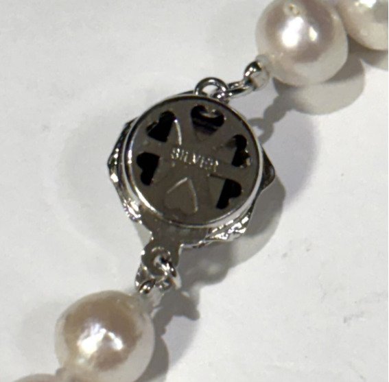 Ingen mindstepris - Halskæde Sølv Perle #1.0