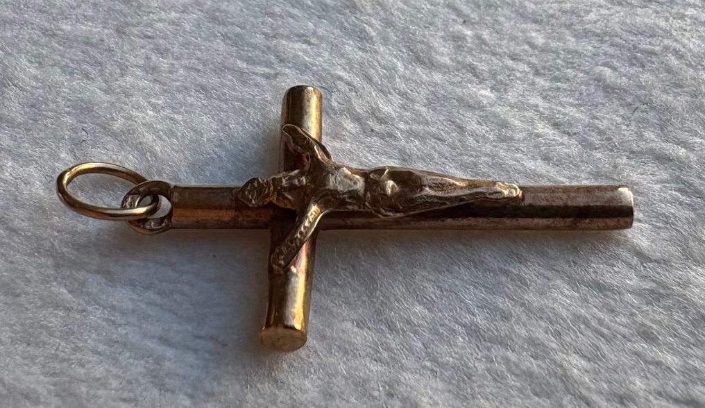 Sans prix de réserve - Pendentif en forme de croix - 19,2 carats Or jaune #3.2