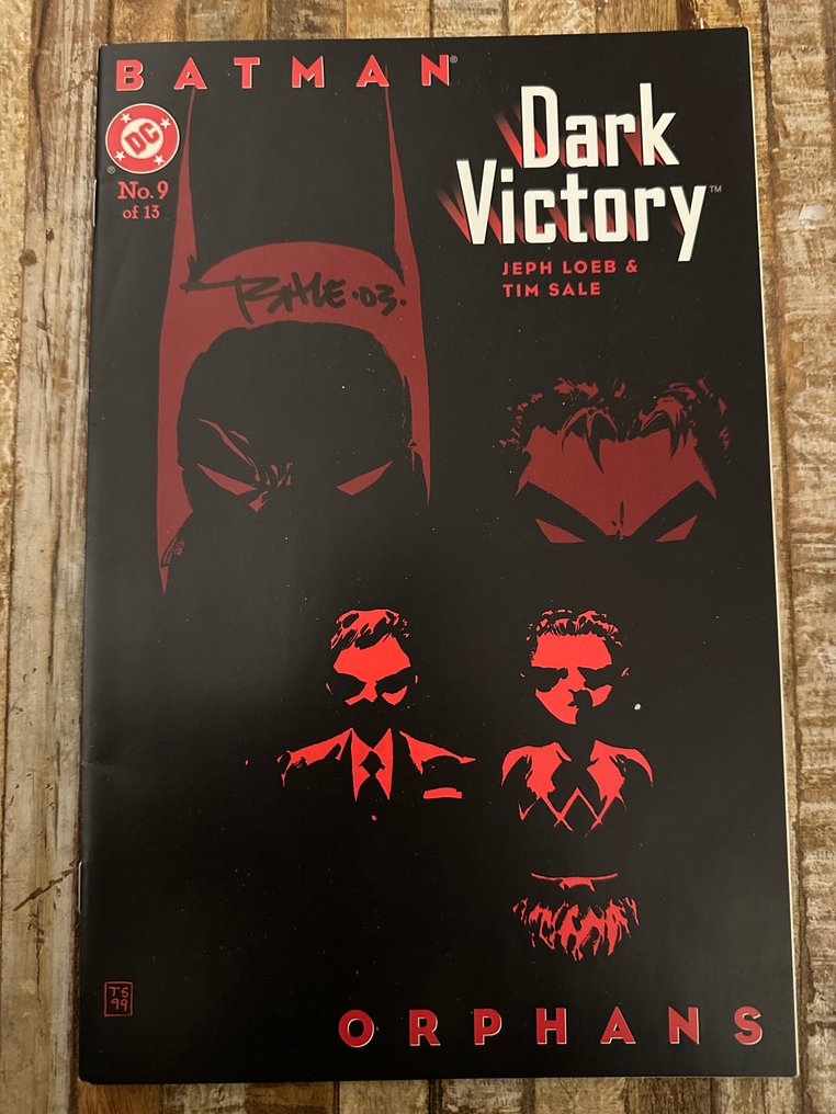 Batman : Dark Victory #9 - Signed by Tim Sale-NO RESERVE - 1 Comic - First edition #1.0