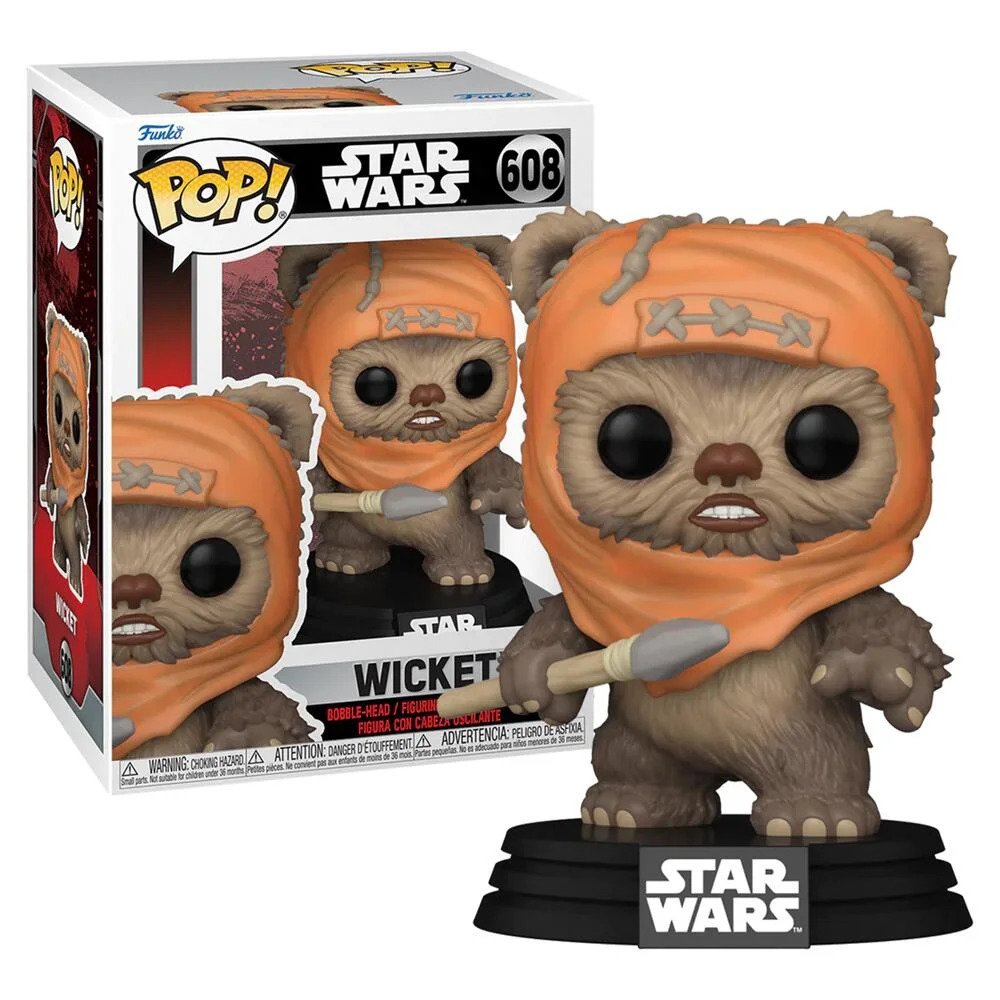 Star Wars Episode VI: Return of the Jedi - Wicket "Star Wars: Return of the Jedi" #608 Funko Pop! Vinyl Figure #1.0